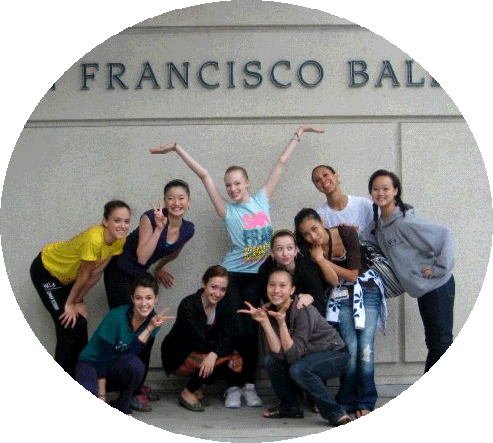 サンフランシスコ・バレエスクールの仲間たちと！